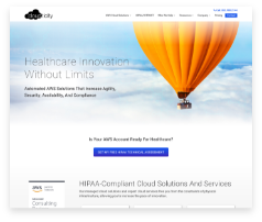 Cloudticity case study on a website relaunch