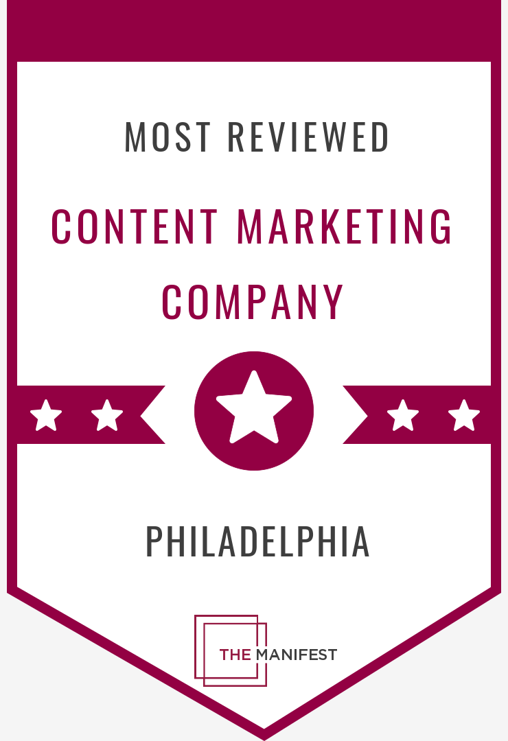 Most Reviewed Content Marketing Company Award
