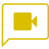 Yellow video icon