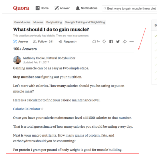 Search Results from within Quora for the phrase What Should I Do To Gain Muscle?-332464-edited