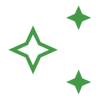 Green stars icon