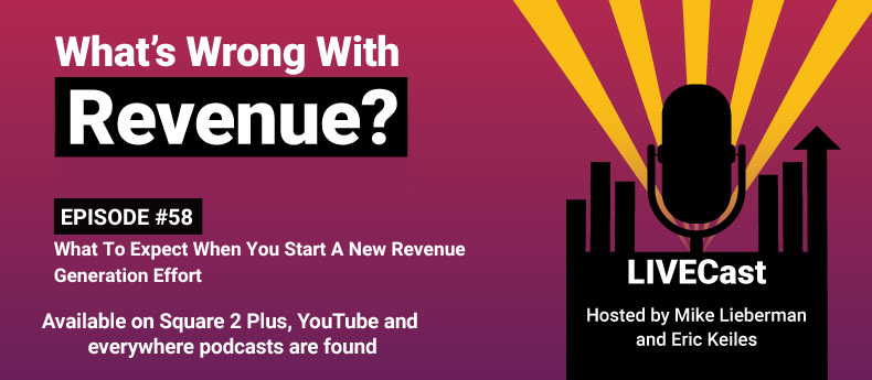 Episode 58: What To Expect From Your New Revenue Generation Effort
