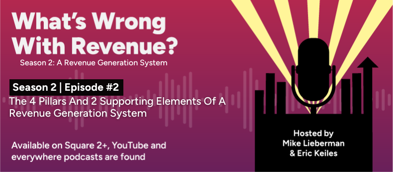 Season 2: Episode 2 – The 4 Pillars And 2 Supporting Elements Of A Revenue Generation System