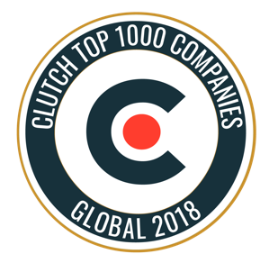 Clutch Top 1000 Companies Global 2018
