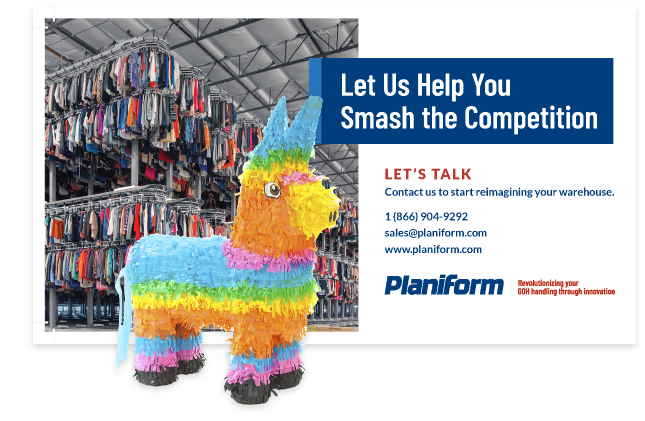 Planiform direct mailer with piñata