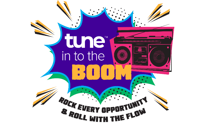 tune into the boom design