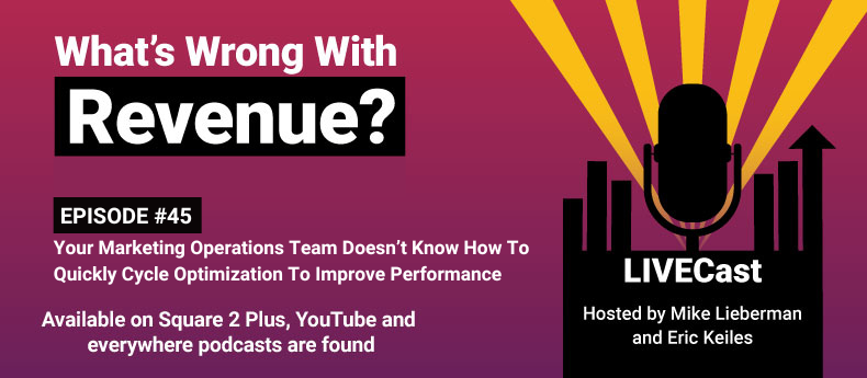 Episode 45: Your Marketing Team Doesn't Know How To Quickly Cycle Optimization To Improve Performance