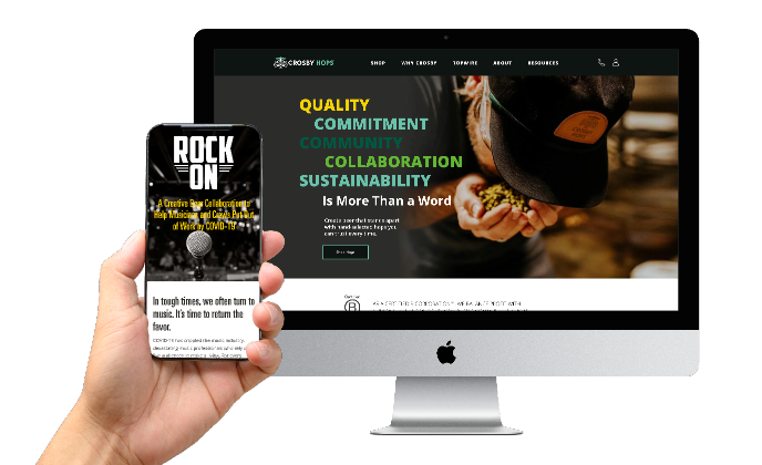 Crosby Hops homepage